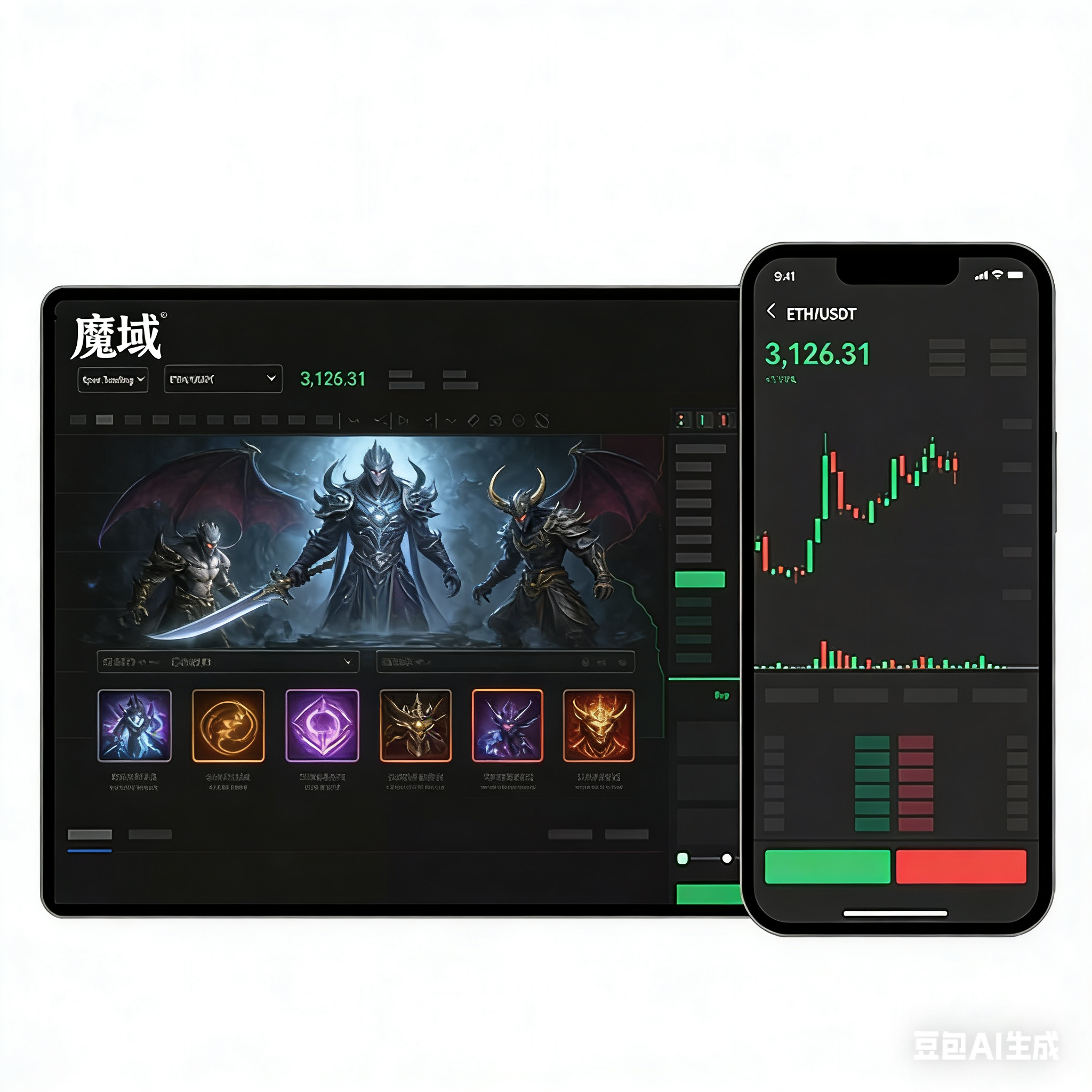 魔域私服多号打金示意图